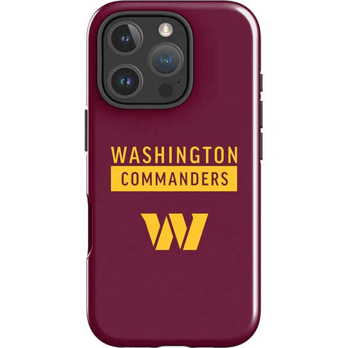 NFL Washington Commanders iPhone 16 Pro Impact Case